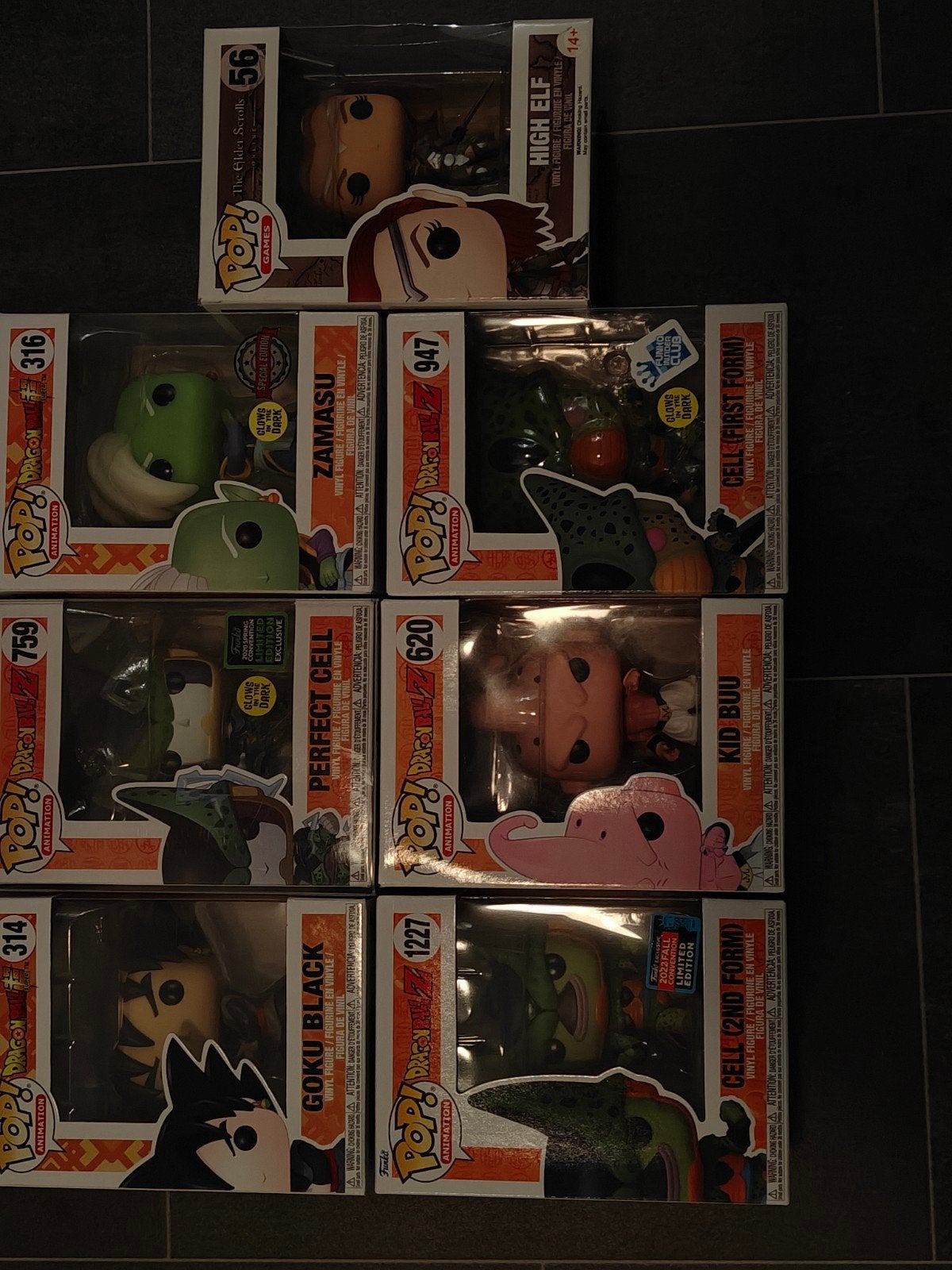 Funko dragon ball z, Ophalen