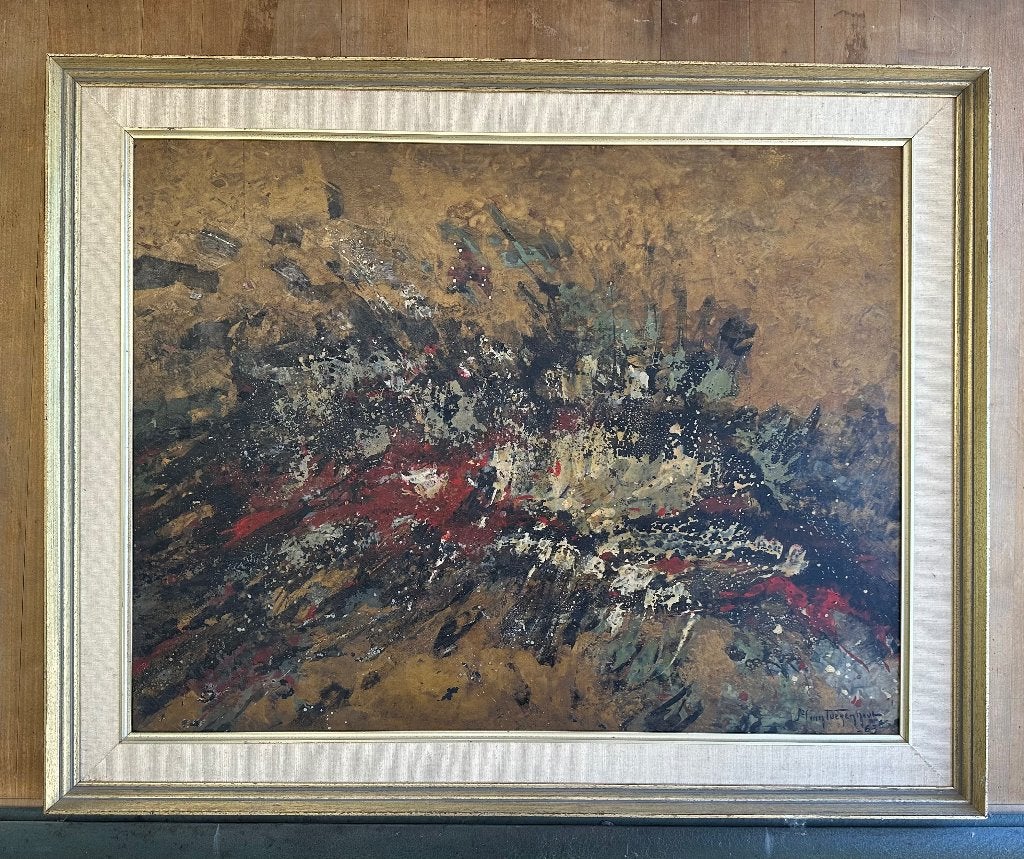 Jef Van Tuerenhout  olie op paneel, Antiek en Kunst, Ophalen