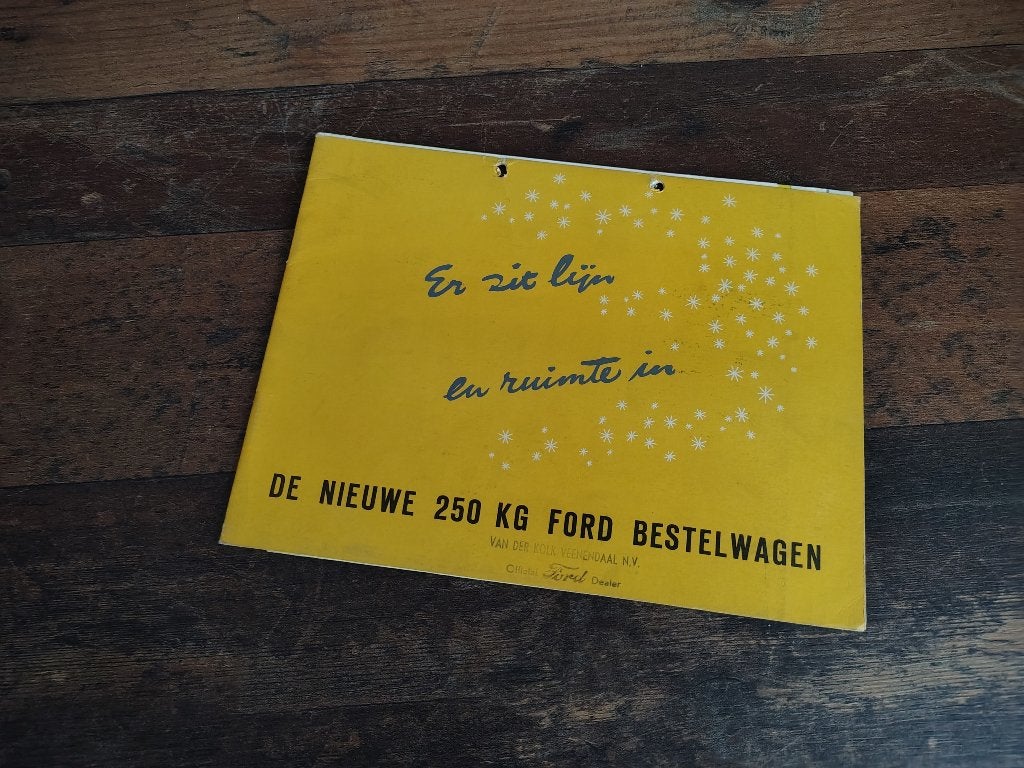 Folder: Ford 100E/ Anglia / Bestelauto (1955), Envoi, Ford