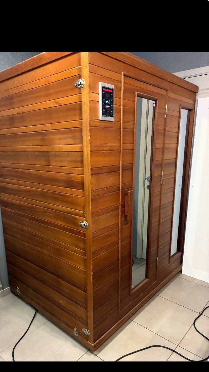 Infraroodcabine voor 3 personen, Sport en Fitness, Sauna, Ophalen, Zo goed als nieuw