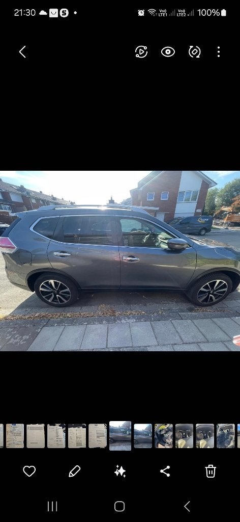 Nissan X-trail 7 plaatsen, Autos, Nissan, Cuir, Argent ou Gris, Achat, Euro 6