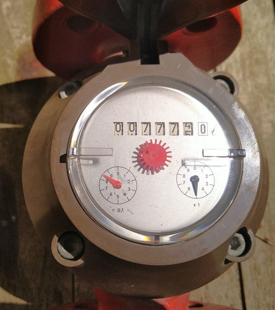 Olie Flow meter teller Contoil Zwitserland mazout, Doe-het-zelf en Bouw, Ophalen of Verzenden, Zo goed als nieuw, Vocht of Vloeistof