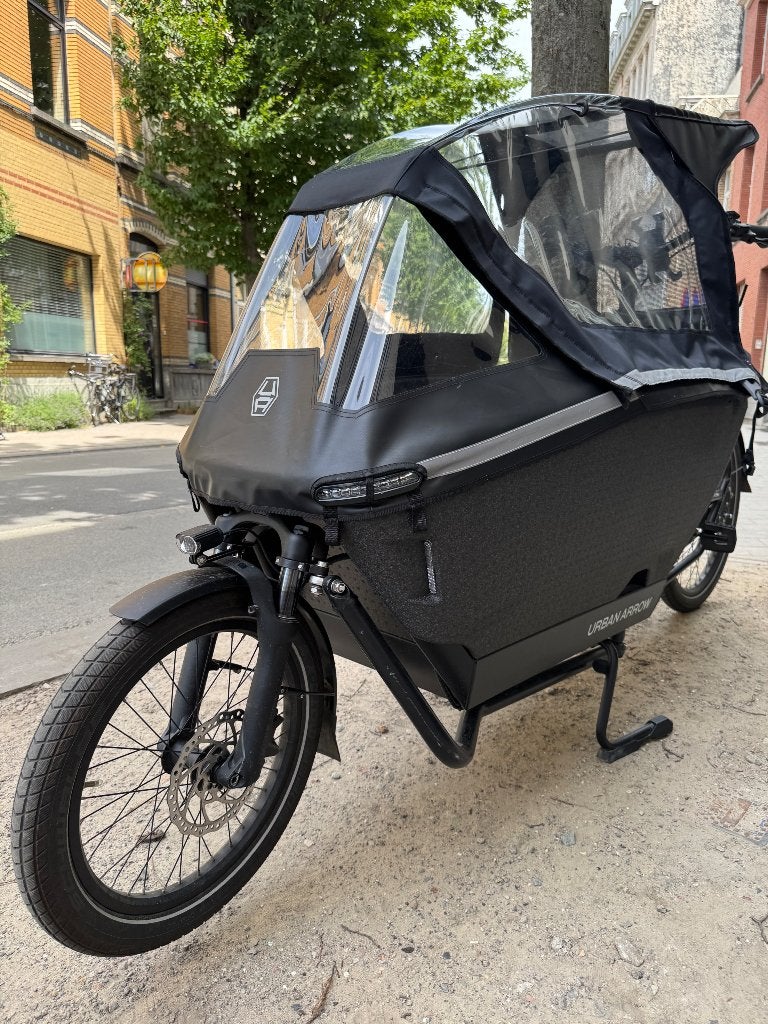 Vélo cargo Urban Arrow, Vélos & Vélomoteurs, Vélos | Vélos avec bac, Comme neuf, Autres marques, 2 enfants, Électrique, Bâche