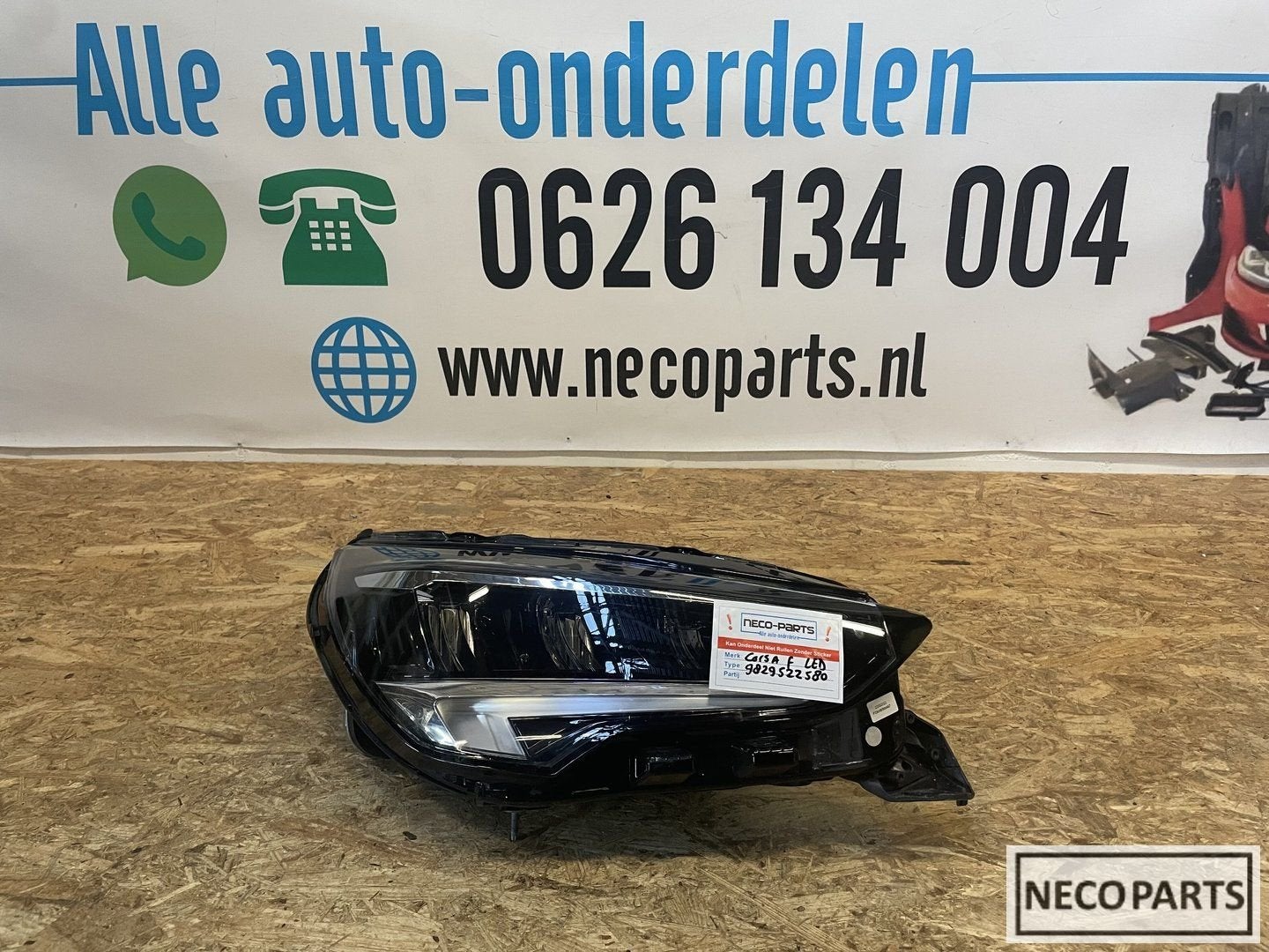 OPEL CORSA F VOL LED KOPLAMP RECHTS ORIGINEEL 9829522580, -, Opel, Utilisé, -
