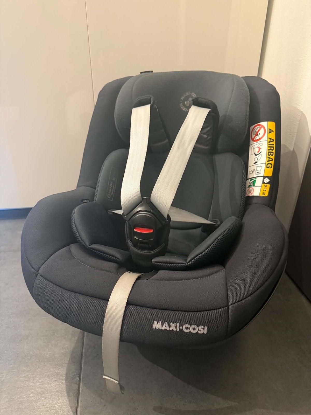 Autostoeltje Maxi-Cosi Pearl Pro2 (basis FamilyFix3), Ophalen, Zo goed als nieuw, Maxi-Cosi