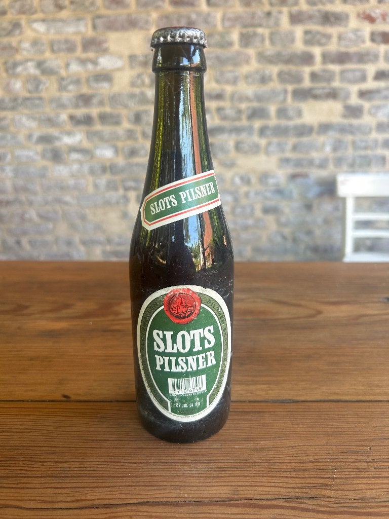bier Slots Pilsener vervaldatum 1994 RUILEN !, Verzamelen, Ophalen of Verzenden