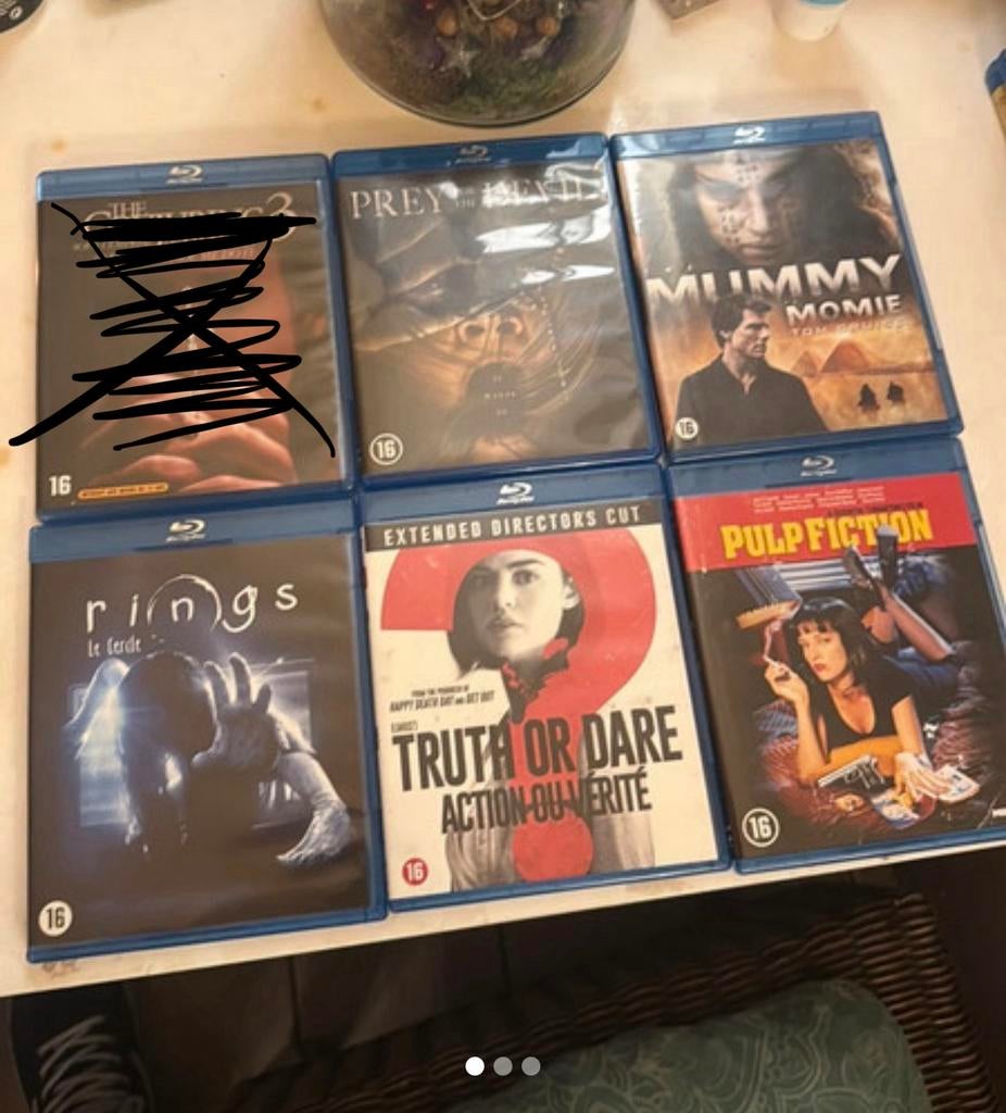 Verschillende blu ray dvds, Enlèvement, Comme neuf