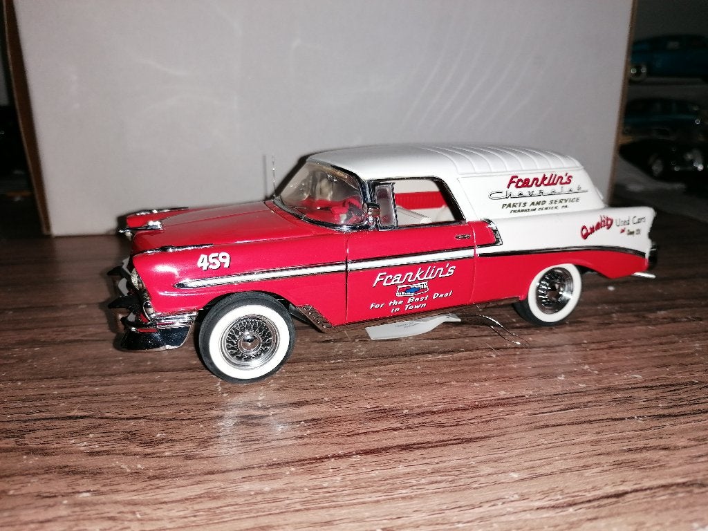Chevy Nomad Part and Service collectie 1/24 FranklinMint, Hobby en Vrije tijd, Ophalen of Verzenden, Nieuw, Auto, Overige merken