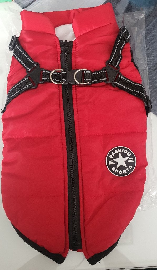 Warme Winterjas met Tuigje voor de Hond Maat: XXL, Enlèvement ou Envoi, Neuf, Autres types