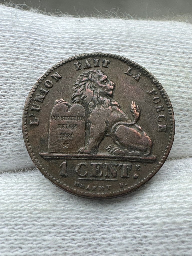 België - 1 cent 1899, Postzegels en Munten, Ophalen of Verzenden, Overig, Losse munt