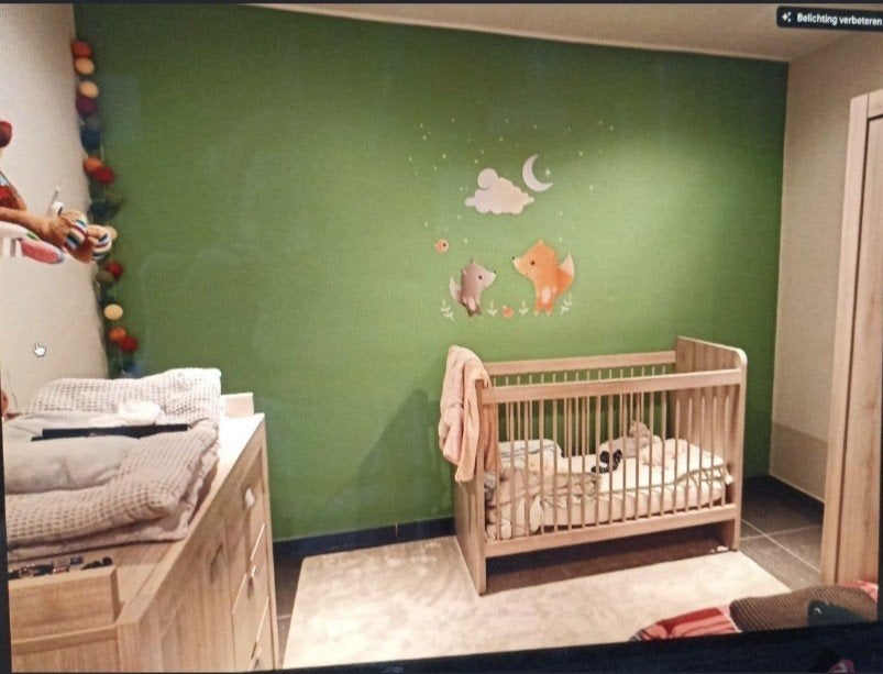 Babykamer - Bed / Commode / Kast, Ophalen, Zo goed als nieuw, Commode