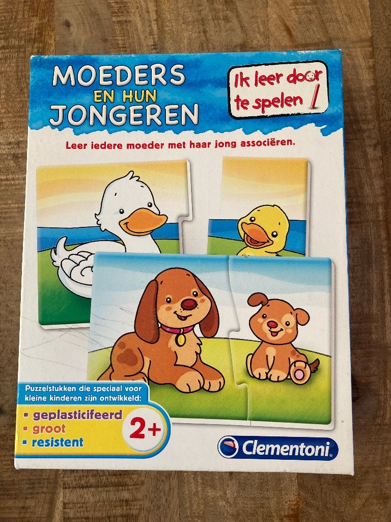 Clementoni Moeders en hun Jongeren - Educatief Puzzelspel, Ophalen of Verzenden, Gebruikt, Puzzelen