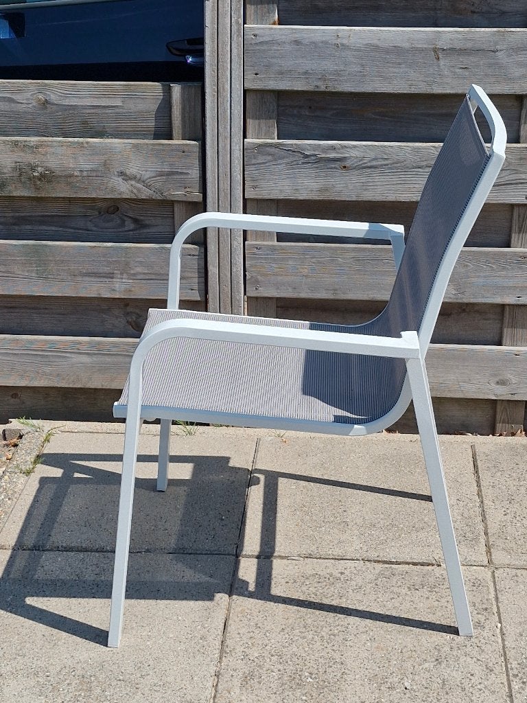 tuinstoelen, Jardin & Terrasse, Chaises de jardin, Enlèvement, Utilisé, Aluminium, Empilable