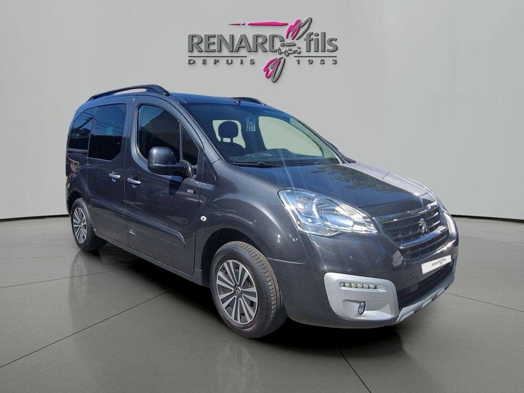 Peugeot Partner JHNZ, Auto's, Zwart, Blauw, Bedrijf, 5 deurs