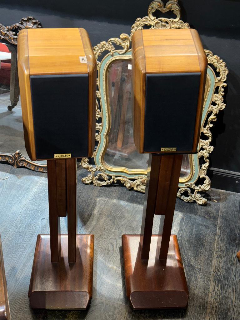 Enceinte bibliothèque Callas Opéra + pied, Enlèvement ou Envoi, Callas Opéra, ., .
