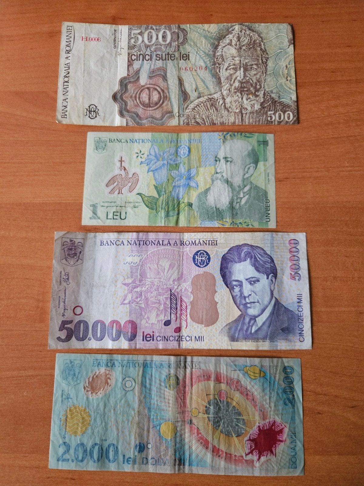 Set de billets de Roumanie lei, Enlèvement ou Envoi, Autres pays, Série