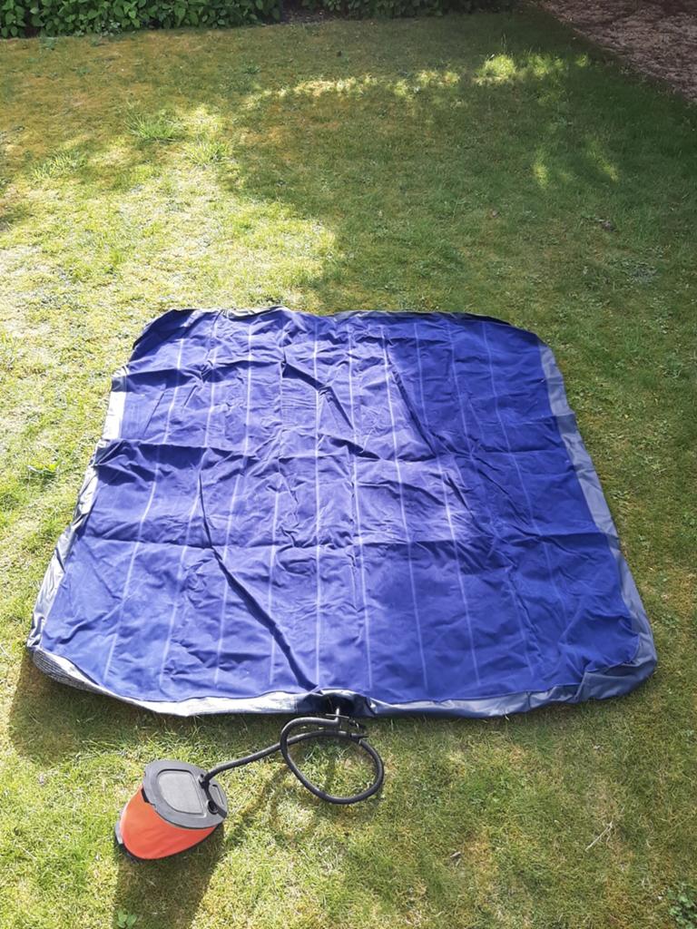 Luchtmatras voor 2 personen met voetpomp, Enlèvement