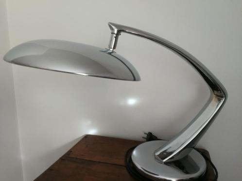 Lampe Boomerang Chrome, Fase Spain, Ophalen, Bureaulamp, Gebruikt, Vintage