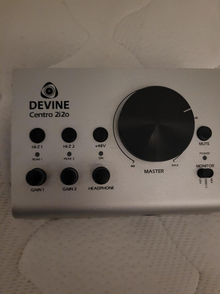 Devine Centro 2i2o Externe Geluidskaart Audio Interface, Muziek en Instrumenten, Ophalen of Verzenden