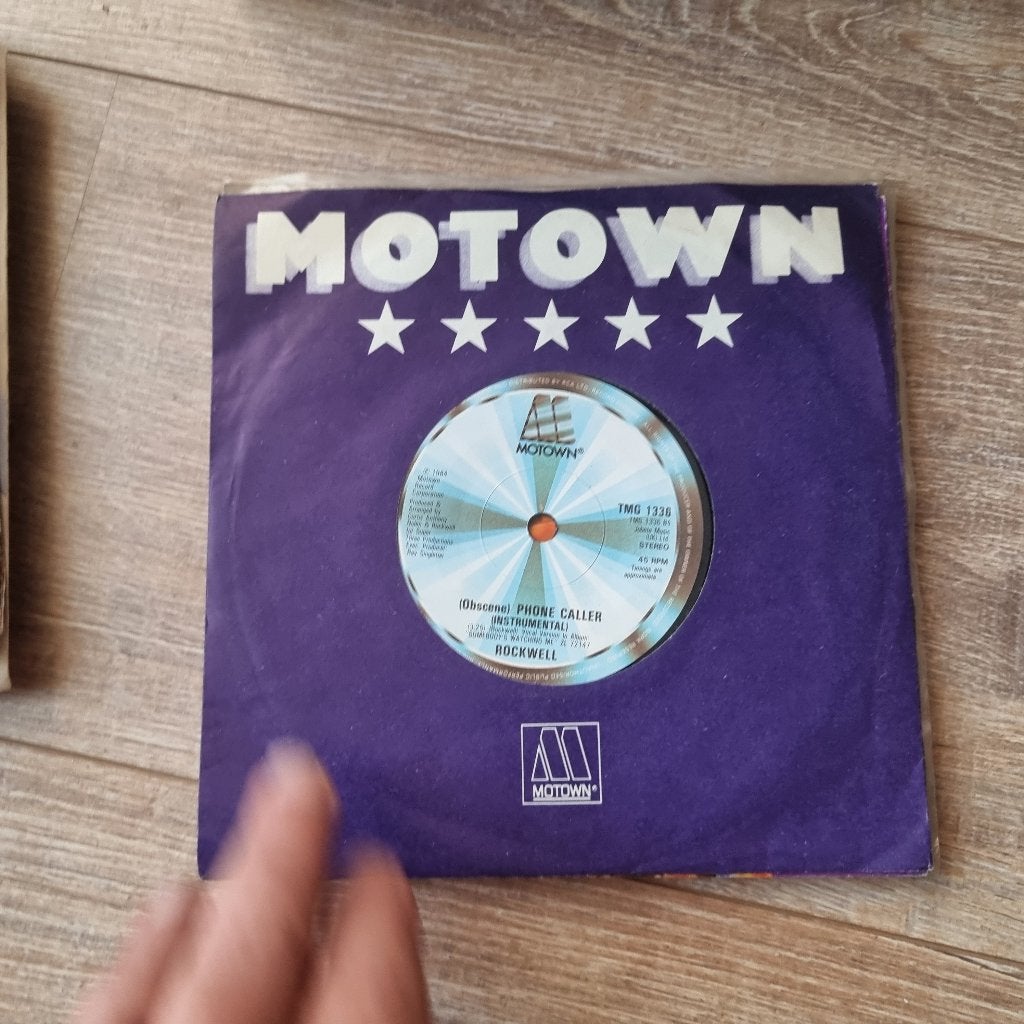 7" Rockwell - (Obscene) Phone caller, CD & DVD, Enlèvement ou Envoi, Utilisé, 7 inch, R&B et Soul