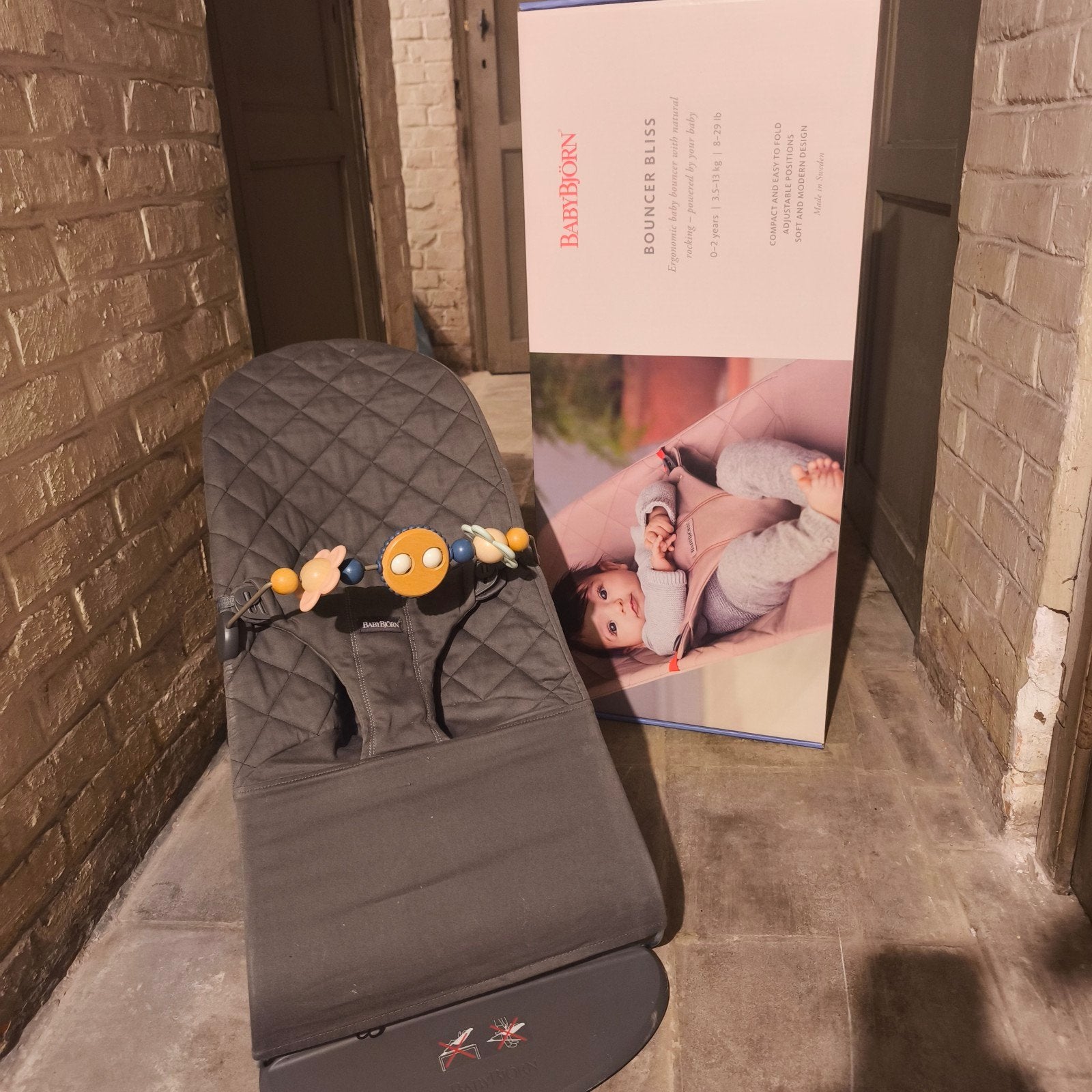 BabyBjörn wipstoeltje - Zeer goede staat + originele verpakk, Kinderen en Baby's, Wipstoeltjes, Verstelbaar, Wipstoel, Zo goed als nieuw