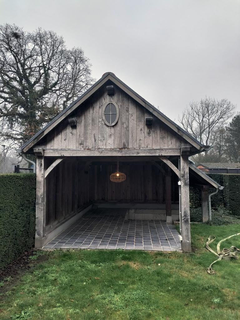 Eiken houten bijgebouw, Tuin en Terras, Ophalen