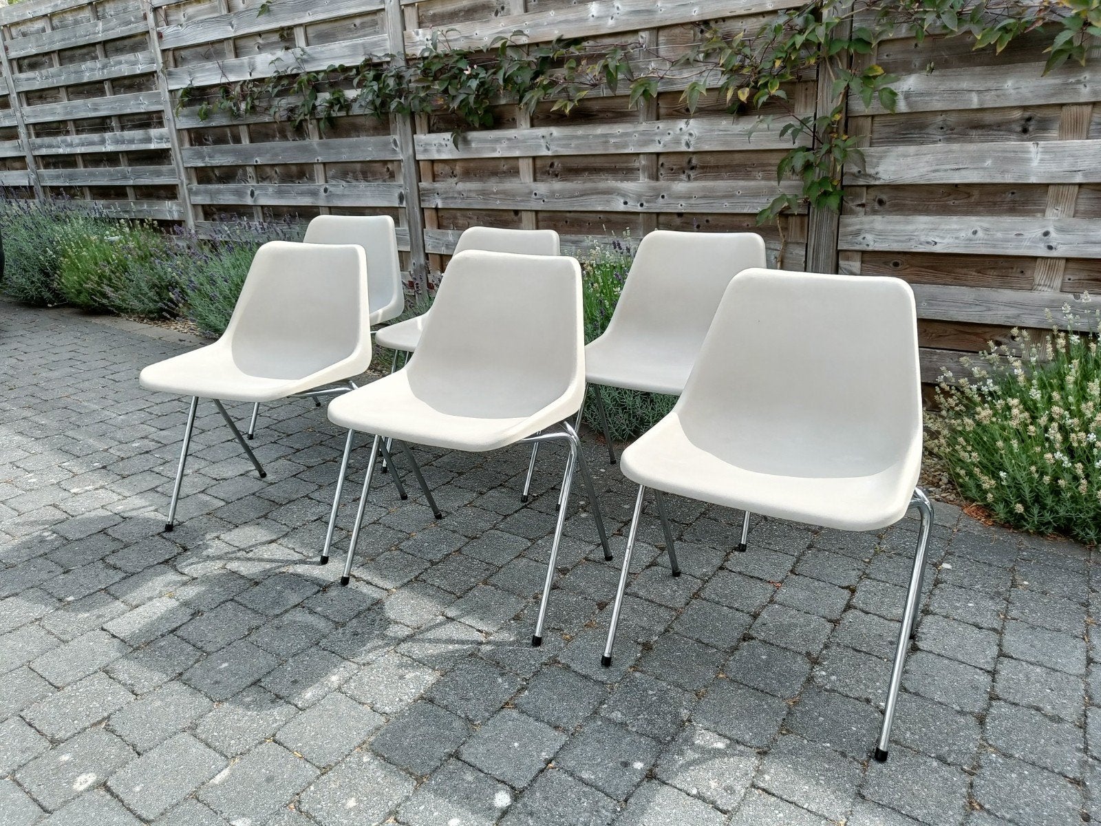 6 Chaises Vintage "Polyprop" par Robin Day pour Hille – Desi, Enlèvement