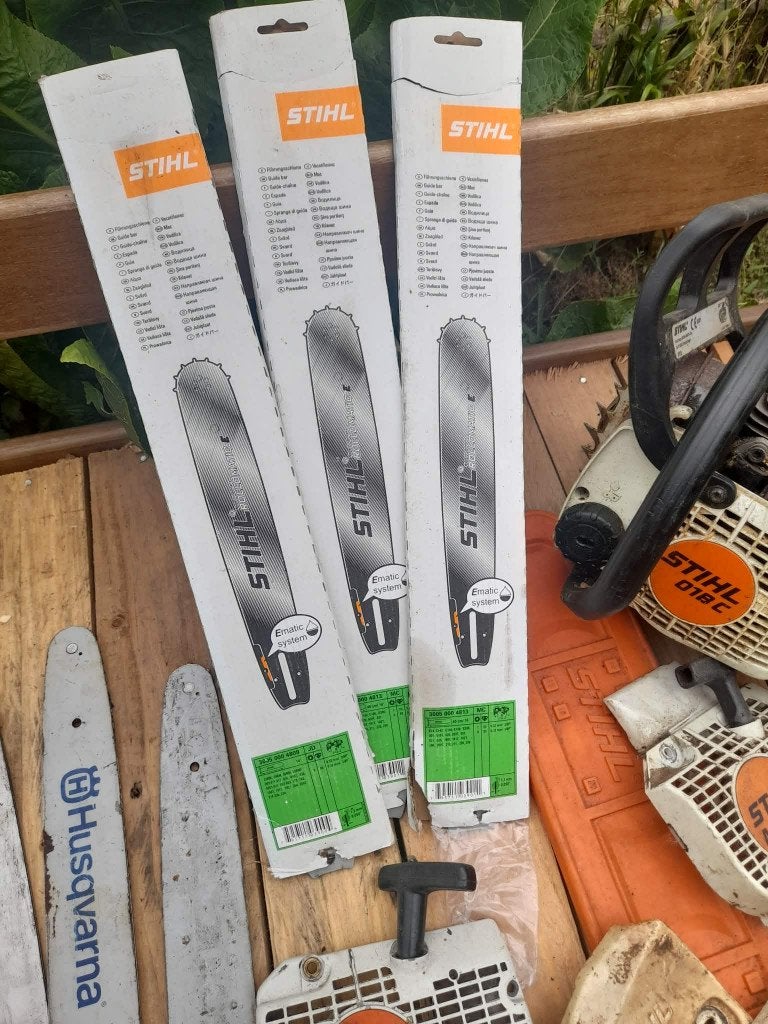 pieces  tronconneuse, Stihl, Tronçonneuse, 1200 watts ou plus, 30 à 70 mm