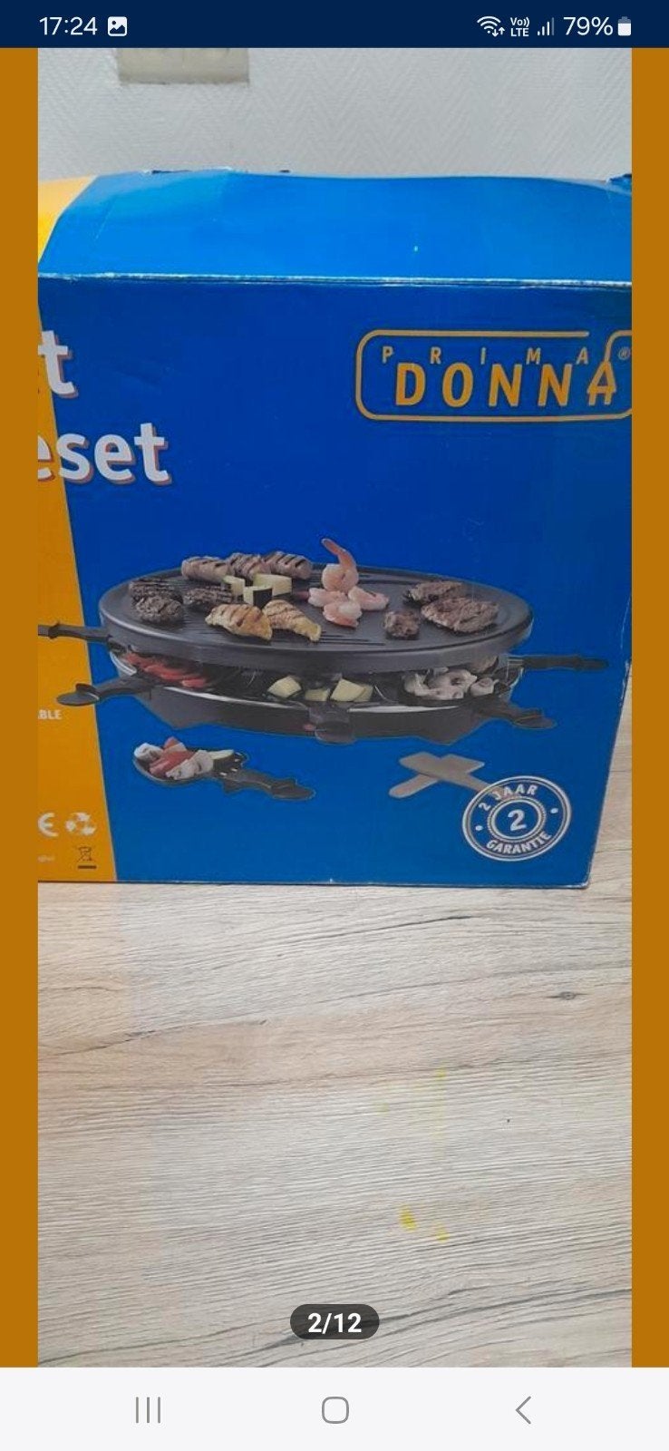 Set de raclettes Gourmet fonctionne très bien + accessoires, Enlèvement, Comme neuf, DONNA