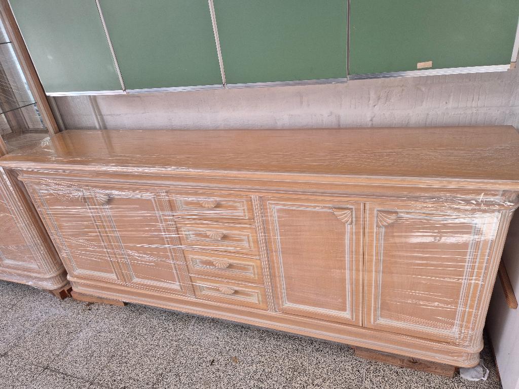 Belle salle à manger complète, 200 cm ou plus, Avec tablette(s), Comme neuf, Enlèvement