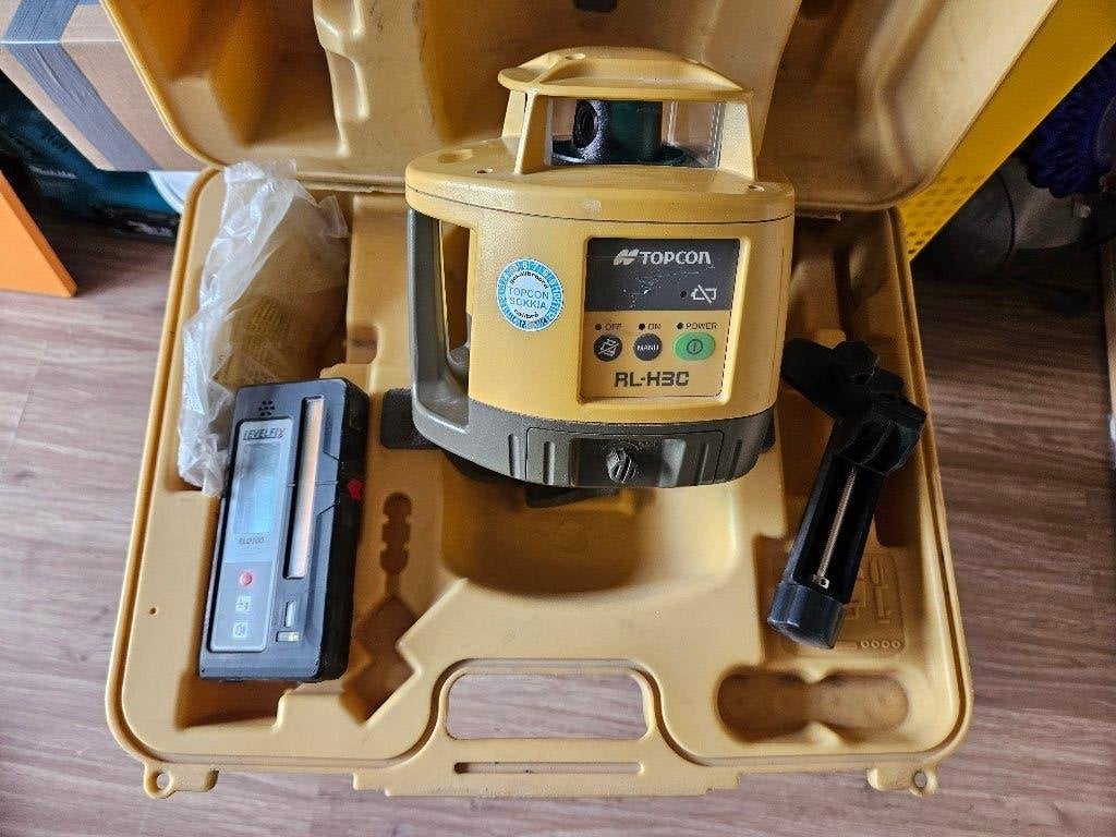 Laser de construction autonivelant Topçon RL-H3C, Bricolage & Construction, Enlèvement, Utilisé, Lumière