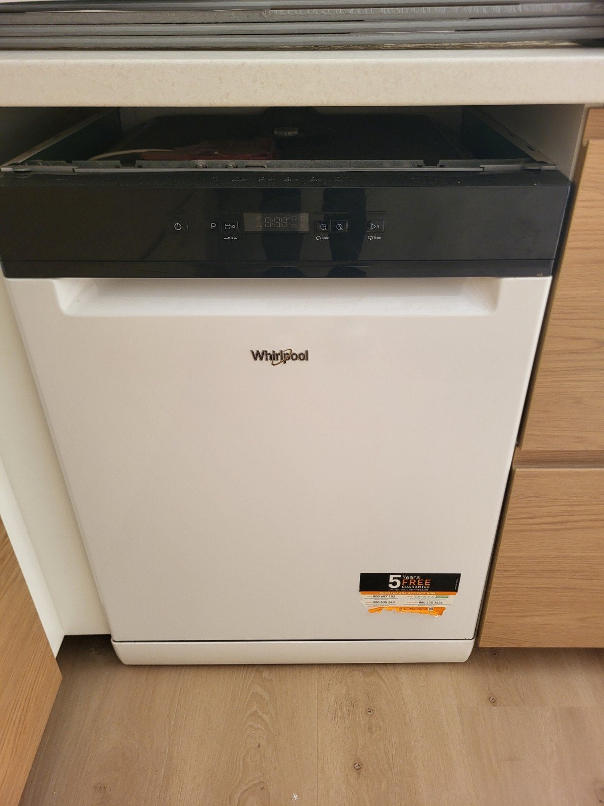 lave vaisselle Whirlpool A++ en pose libre, Enlèvement, Comme neuf, 60 cm ou plus, Moins de 85 cm