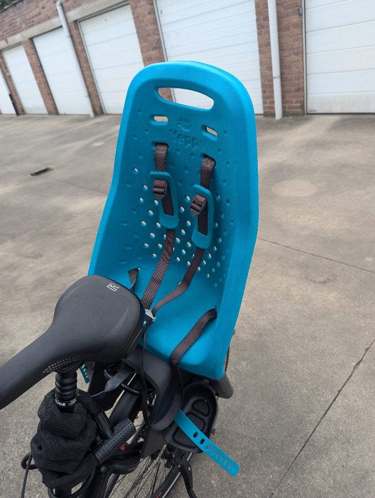 Blauw fietsstoel YEPP voor kinderen, Yepp (Thule), Repose-pieds, Enlèvement, Utilisé