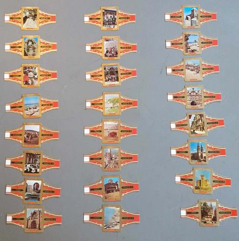 24 bagues cigare lugano espagne, Enlèvement ou Envoi, Comme neuf, Bagues de cigare