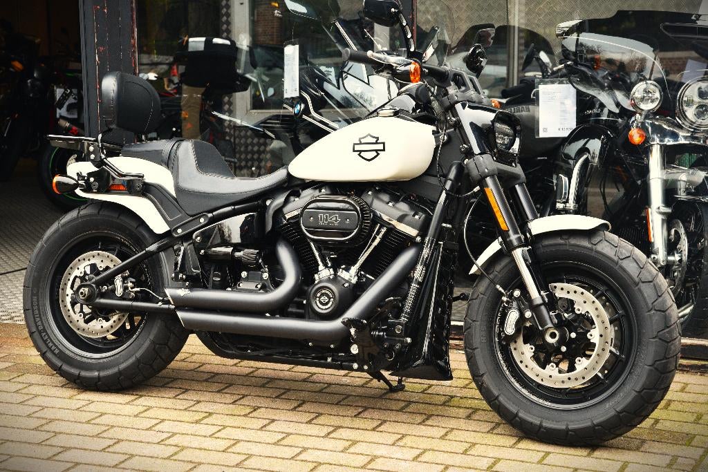 HARLEY DAVIDSON FAT BOB 114 ***MOTOVERTE.BE***, Motos, Motos | Harley-Davidson, Entreprise, 1868 cm³, Chopper, 2 cylindres