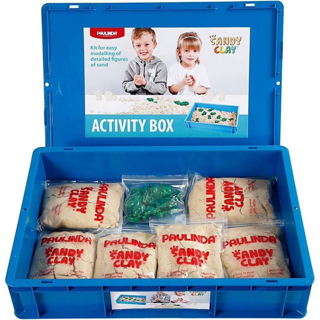 Speelzand 6 KG met 10 zandbak vormen 1 set, Verzenden, Nieuw