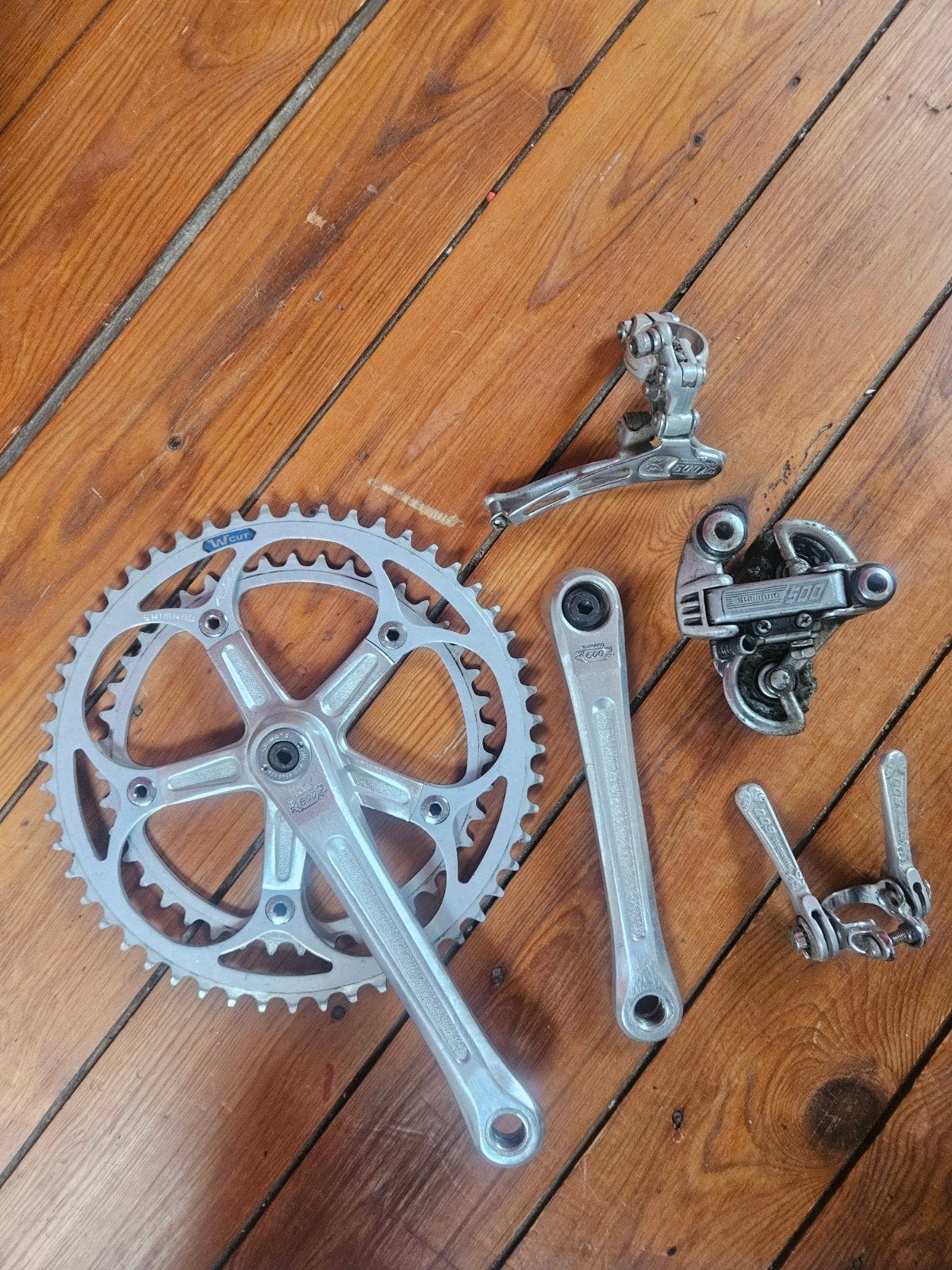 Shimano 600 achter derailleur 500, Fietsen en Brommers, Gebruikt, Shimano, Racefiets, Ophalen