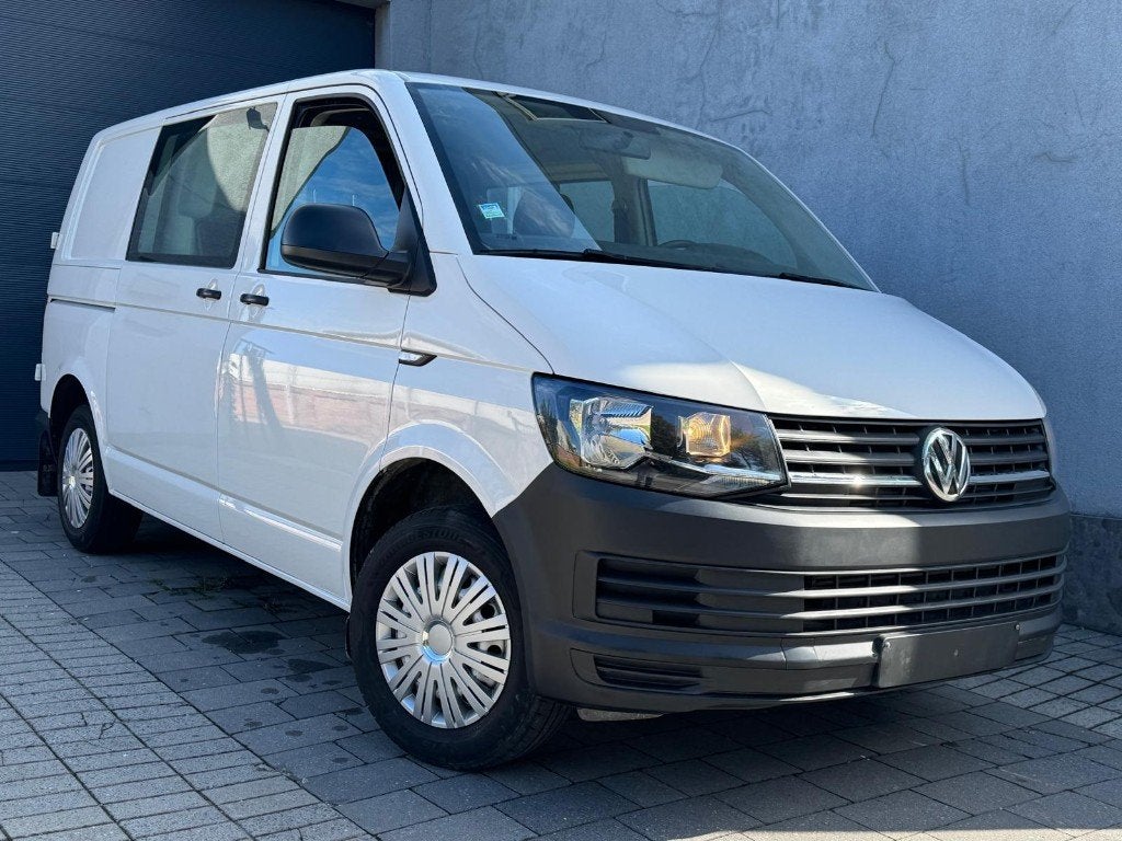 VW Transporter T6 2.0 TSI utilitaire léger à cabine double, Autos, Cuir, Entreprise, Entretenue par le concessionnaire, 5 portes