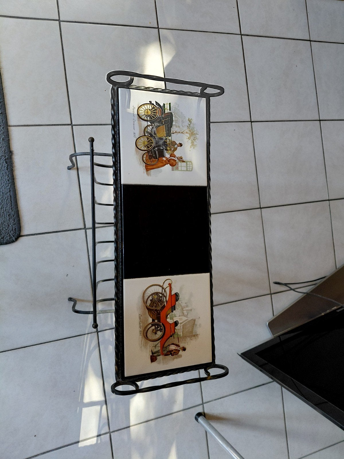 vintage krantenhouder, Huis en Inrichting, Ophalen of Verzenden, Vintage