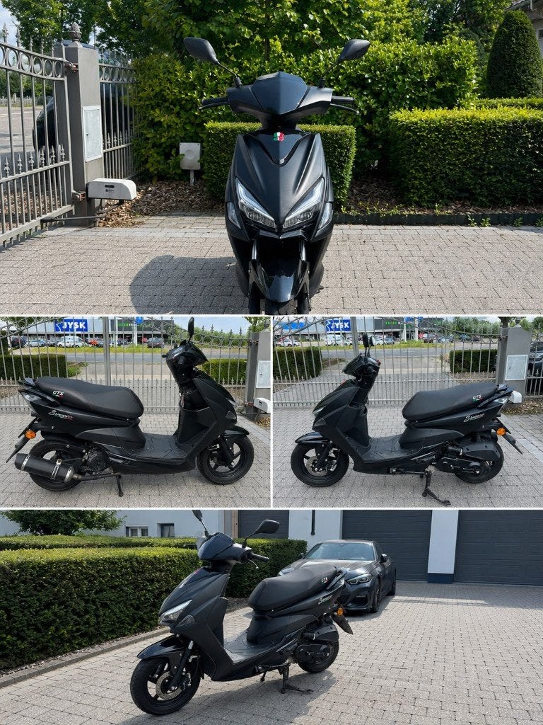 GTS Sirocco - klasse B - slechts 2,500 KM - mat zwart, Fietsen en Brommers, Brommers | Overige merken, Zo goed als nieuw, Klasse B (45 km/u)