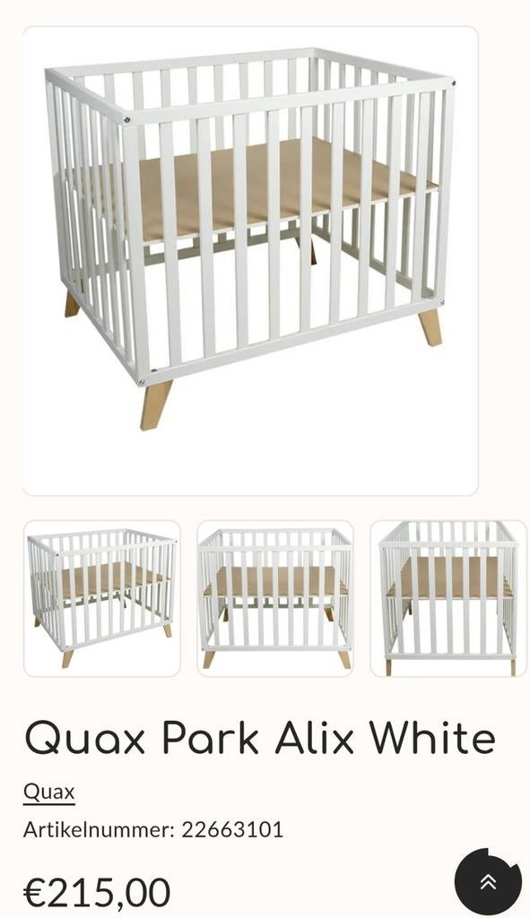 Park Quax Box Alix, Kinderen en Baby's, Babyparken, Ophalen