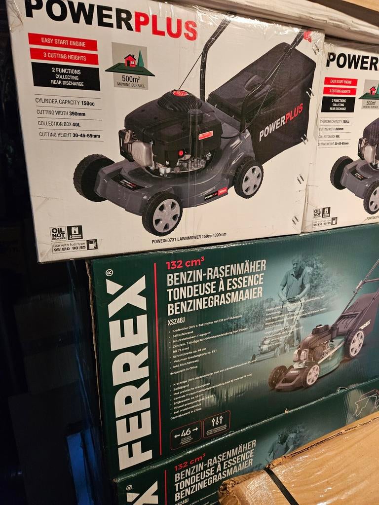 Tondeuses à gazon à essence ou électriques neuves ou d'occas, Enlèvement