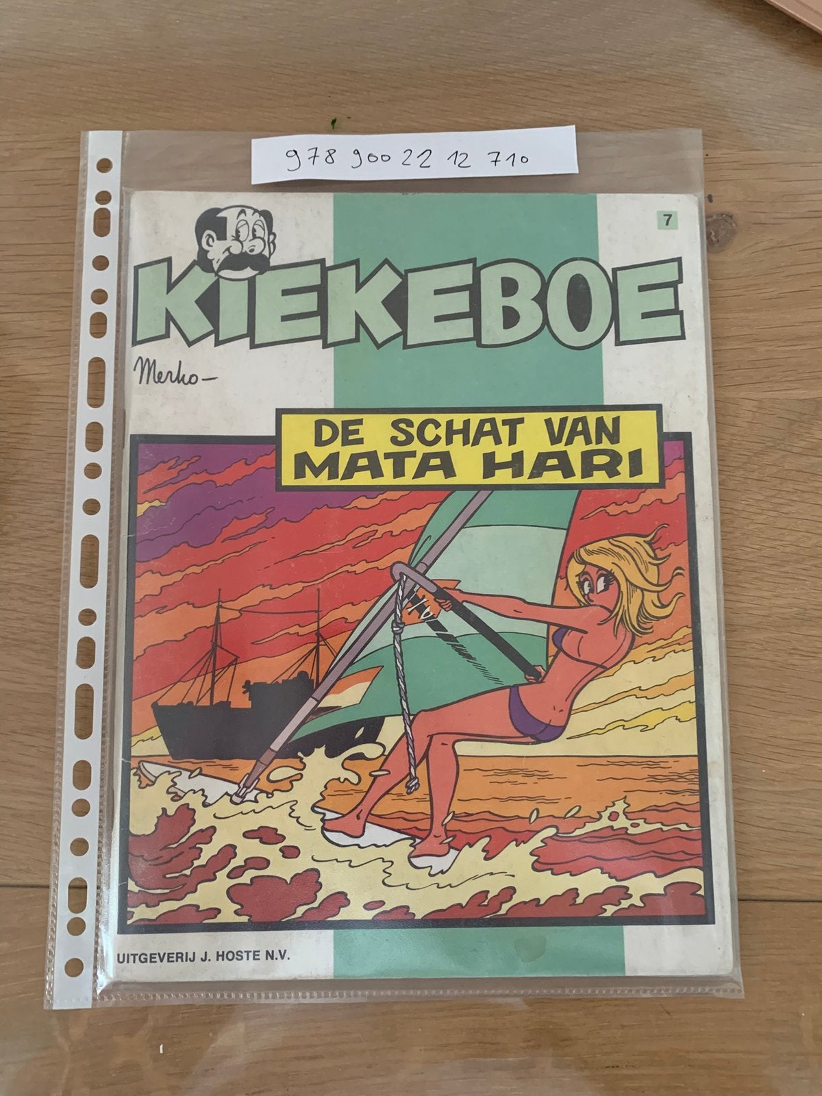 Kiekeboe - De schat van Mata Hari (eerste druk), Ophalen of Verzenden, Zo goed als nieuw