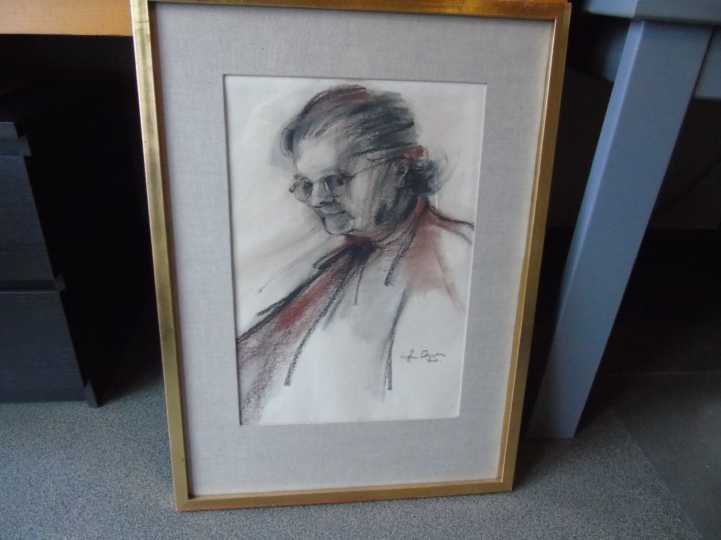 2 dessins originaux de l'artiste Freddy Van Dijck, Enlèvement, Gravure, Signé
