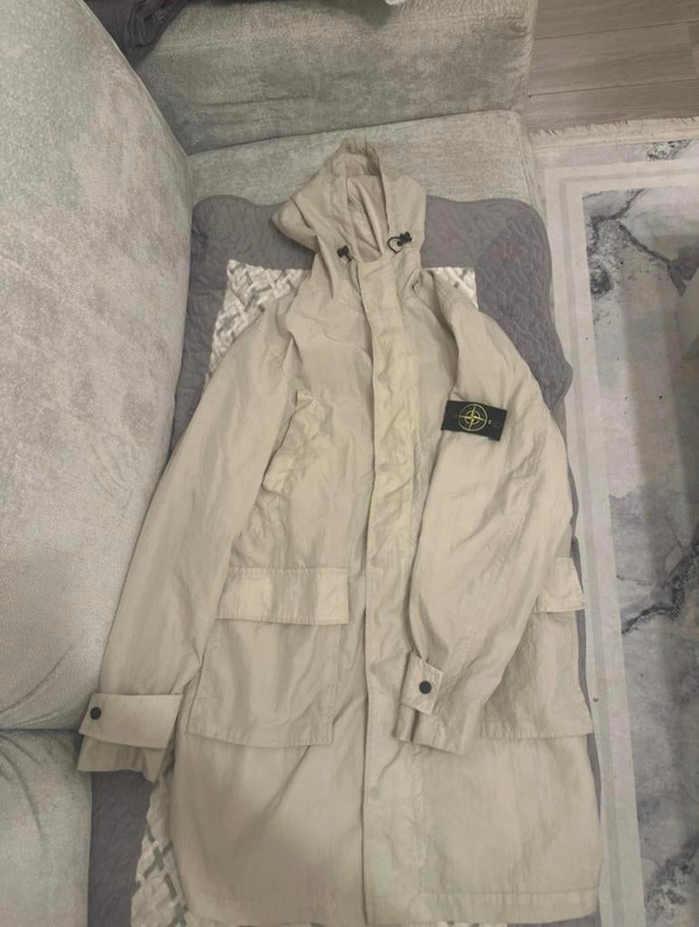 Veste Stone Islande, Ophalen, Zo goed als nieuw, Maat 48/50 (M), Beige