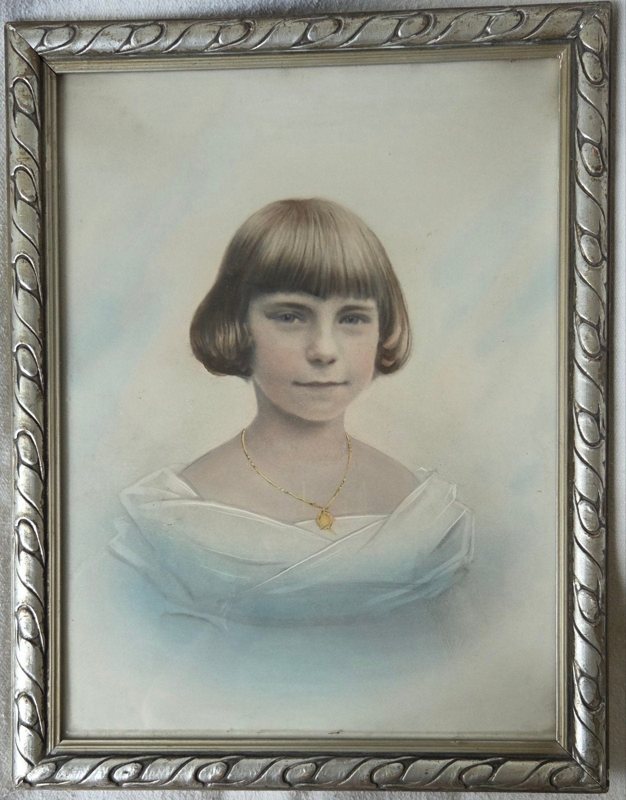 pastel 1940 cadre art deco 35x45, Enlèvement