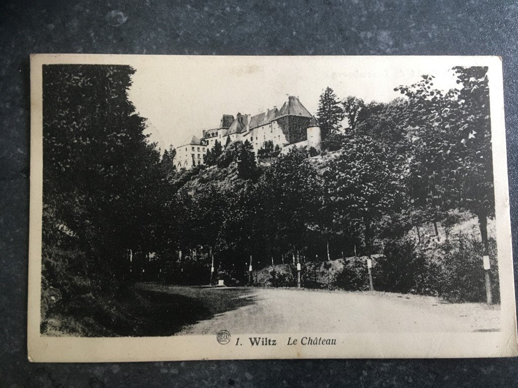 carte postale Wiltz - château - Luxembourg, Collections, Cartes postales | Étranger, Enlèvement ou Envoi, Belgique et Luxembourg