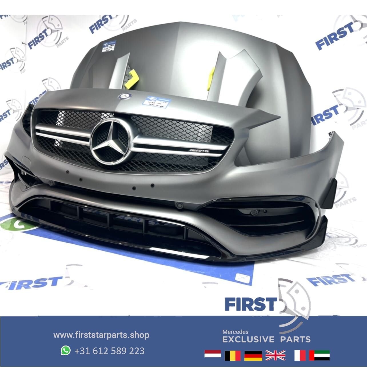 2016 W176 A45 AMG AERO PERFORMANCE PAKKET FACELIFT VOORKOP M, Gebruikt, -, Voor, Ophalen of Verzenden