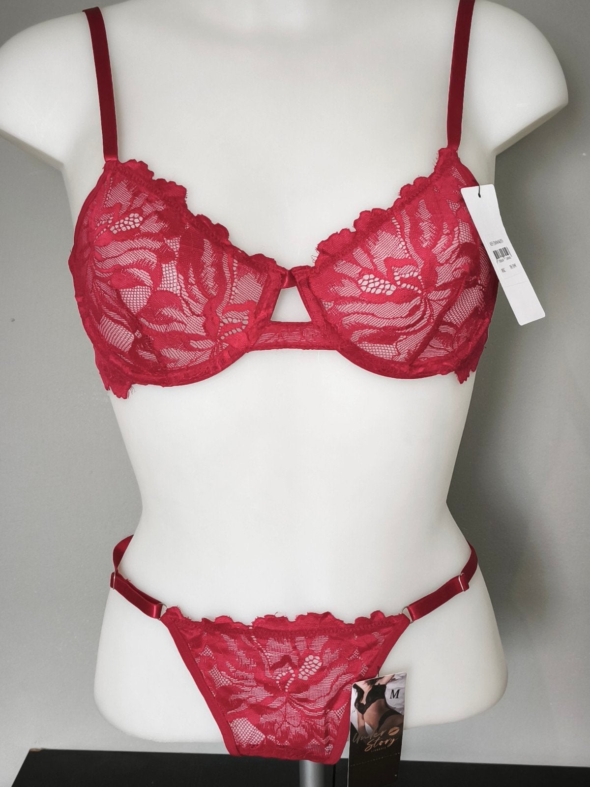 Ensemble de lingerie, Under Story, Enlèvement ou Envoi, Rouge, Soutien-gorge