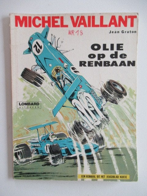 michel vaillant...nr.18...olie op de renbaan, Ophalen of Verzenden, Gelezen